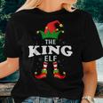 Xmas King Elf Family Matching Christmas Pajama Women T-shirt Gifts for Her