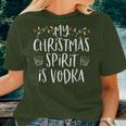 My Christmas Spirit Is Vodka Family Christmas Party Women T-shirt Gifts for Her