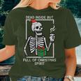 Dead Inside Full Christmas Spirit Skeleton Xmas Men Women T-shirt Gifts for Her