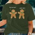 Gingerbread Feet Hurt Sarcastic Cookie Christmas Women T-shirt Gifts for Her
