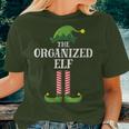 Organized Elf Matching Family Group Christmas Party Women T-shirt Gifts for Her