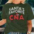 Santas Favorite Cna Medical Christmas Girl Nurse Pj Women T-shirt Gifts for Her