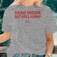 Couples Xmas Husband And Wife Dead Inside But Still Horny Women T-shirt Gifts for Her