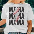 Baseball Mama Mom Lightning Bolt Mother's Day Women T-shirt Gifts for Her