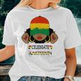 Celebrate Junenth Freeish Since 1865 Black Women White 1865 Women T-shirt Gifts for Her