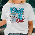 Chill The Fourth Out Retro 4Th Of July Nurse Squad Women T-shirt Gifts for Her