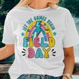Field Day Let The Games Begin Rainbow Cute Women T-shirt Gifts for Her