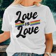 Gay Pride Lgbt Love Is Love Lgbt Gay Lesbian Pride Women T-shirt Gifts for Her