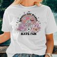Ghouls Just Wanna Have Fun Cute Halloween Ghost Girl Graphic Women T-shirt Gifts for Her