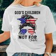 Gods Children Are Not For Sale Quote Gods Children Women T-shirt Gifts for Her