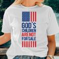 Gods Children Are Not For Sale Quote Gods Children Women T-shirt Gifts for Her