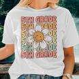 Groovy 5Th Grade Back To School First Day Of Fifth Grade Women T-shirt Gifts for Her