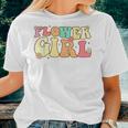 Groovy Flower Girl Wedding Proposal Flower Girl Toddler Kids Women T-shirt Gifts for Her