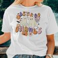 Groovy Let's Go Ghouls Halloween Ghost Outfit For Girl Women T-shirt Gifts for Her