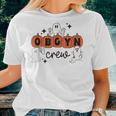 Halloween Obgyn Crew Ghost Obstetrics Nurse Squad Pumpkin Women T-shirt Gifts for Her