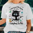 Happy Last Day Of School Black Cat 7Th Grade Graduate Women T-shirt Gifts for Her