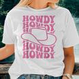 Howdy Western Rodeo Country Southern Cowgirl Vintage Groovy Women T-shirt Gifts for Her