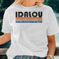 Idalou Tx Hometown Pride Retro 70S 80S Style Women T-shirt Gifts for Her