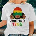 Junenth Is My Independence Day Black Women Black Pride Women T-shirt Gifts for Her