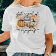 Just A Girl Who Loves Fall Pumpin Spice Latte Autumn Women T-shirt Gifts for Her