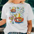 Kidcore Aesthetic Duck Fabric Patches Decora Kei Women T-shirt Gifts for Her