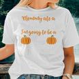 Kids Big Sister Fall Pregnancy Announcement Halloween For Sister Women T-shirt Gifts for Her