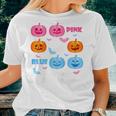 Kids Halloween Gender Reveal Your Sister Loves You Fall Theme For Sister Women T-shirt Gifts for Her