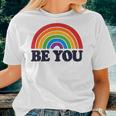 Lgbtq Be You Pocket Gay Pride Lgbt Ally Rainbow Flag Vintage Women T-shirt Gifts for Her