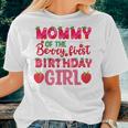 Mommy Of The Berry First Birthday Strawberry Girl Matching Women T-shirt Gifts for Her