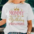 Mommy Of The Birthday For Girl - 1St Birthday Princess Girl Women T-shirt Short Sleeve Graphic Gifts for Her