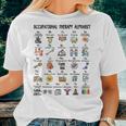 Occupational Therapy Alphabet Ota Funny Teacher Lover Abcs Women T-shirt Gifts for Her