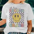 Oh Hey Second Grade Hippie Smile Face 2Nd Grade Team Women T-shirt Gifts for Her