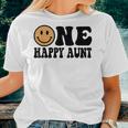One Happy Dude 1St Birthday One Cool Aunt Family Matching Women T-shirt Gifts for Her