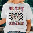 One Spooky Medical Assistant Ghost Halloween Cma Nurse Women T-shirt Gifts for Her