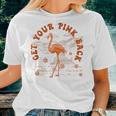 Get Your Pink Back Funny Flamingo For Womens Vintage Retro Women T-shirt Gifts for Her