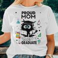 Proud Mom Of A Class Of 2023 Graduate Cool Black Cat Women T-shirt Gifts for Her