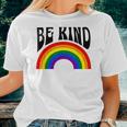 Rainbow Be Kind Movement Gay Pride Month 2023 Lgbtq Women T-shirt Gifts for Her