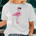 Resting Beach Face With A Flamingo And Sunnies Women T-shirt Gifts for Her