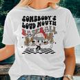 Somebodys Loud Mouth Baseball Mom Mama Momma For Mom Women T-shirt Crewneck Gifts for Her