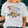 T Is For Teacher And Tacos Funny Back To School Teaching Women T-shirt Short Sleeve Graphic Gifts for Her