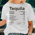 Tequila Nutrition Facts Thanksgiving Drinking Costume Women T-shirt Gifts for Her