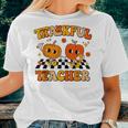 Thankful Teacher Retro Groovy Thanksgiving Fall Men Women T-shirt Gifts for Her