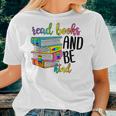 Tiedye Read Books And Be Kind Outfit For Book Readers Women T-shirt Gifts for Her