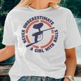 Never Underestimate A Girl With Balls Women T-shirt Gifts for Her