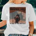 Vintage Cowgirl Leave Them Broadway Girls Alone Western Women T-shirt Casual Daily Basic Unisex Tee Gifts for Her