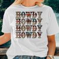 Vintage Howdy Rodeo Western Country Southern Cowgirl Cowboy Women T-shirt Gifts for Her