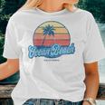 Vintage Ocean Beach California Ca Classic 70S Retro Surfer Women T-shirt Gifts for Her