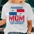 Vintage Panamanian Mom Panama Flag For Mother's Day Women T-shirt Gifts for Her