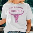 Western Country This Girl Likes Rodeo Vintage Howdy Cowgirl Women T-shirt Gifts for Her
