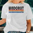 Windcrest Tx Hometown Pride Retro 70S 80S Style Women T-shirt Gifts for Her